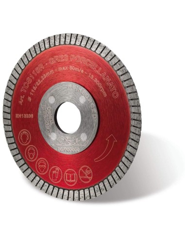 1 - DISQUE DE DIAMANT 125 MM POUR GRŽêS VITRIFIŽë ET CŽëRAMIQUE COMPACTE MONTOLIT TURMONT TCS125R