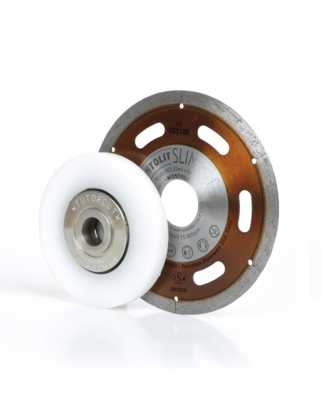 2 - DISQUE DIAMANTES POUR DALLES DES GRES CERAME CSS100 + TUTORCUT115 MONTOLIT