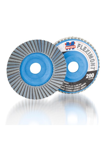 1 - DISQUE DE DIAMANT LAMELLAIRE GRAIN 200 Ø115MM MONTOLIT FLEXIMONTGF