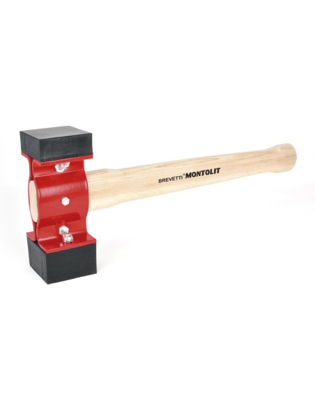 1 - MASSE CAOUTCHOUC MARTEAU POUR BLOCS ET AUTOBLOQUANTS 2KG MONTOLIT MONTHOR