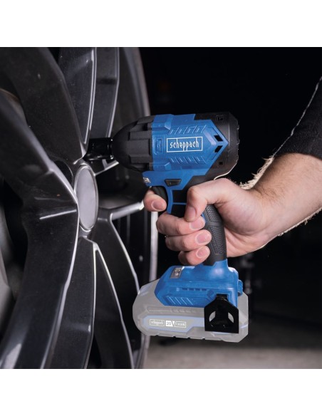 6 - Scheppach BC-IW350-X Boulonneuse à Chocs 1/2" 20V + Batterie 2Ah & Chargeur