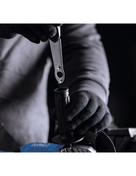 7 - Meuleuse d'Angle sans Fil 20V 125mm avec Disques et Coffret Scheppach c-atb15/1-x