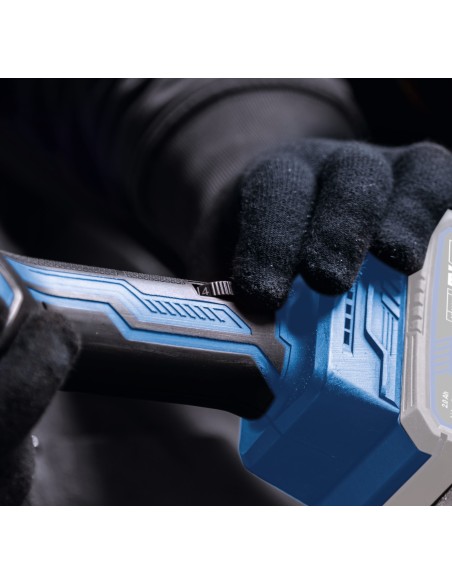 8 - Meuleuse d'Angle sans Fil 20V 125mm avec Disques et Coffret Scheppach c-atb15/1-x