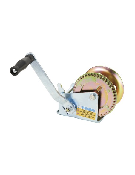 1 - Treuil manuel a manivelle 500 kg fervi 0070