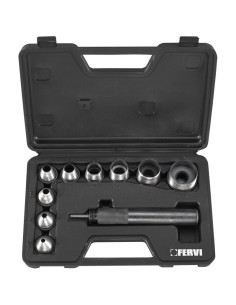 1 - Coffret de 9 emporte pieces mecanique 5-32 mm fervi 0081