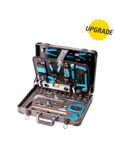 1 - Valise mallette malette avec outils 162 pcs de travail fervi 0105