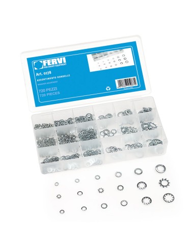 1 - Assortiment 720 pieces rondelles fervi 0178