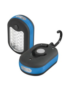 1 - 24+3 LED LAMPE DE POCHE TORCHE MAGNETIQUE PORTABLE AVEC CROCHET FERVI O291