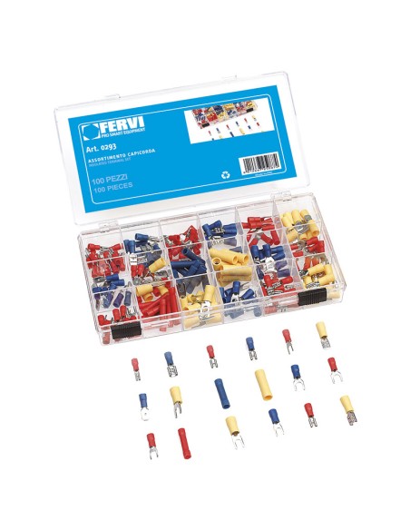 1 - Coffret de 200 cosses électriques connecteur à sertir fervi 0293