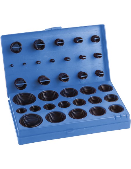 1 - Coffret de joints toriques 419 pcs caoutchouc pouces plomberie fervi 0299/p