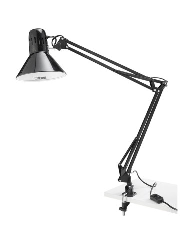 1 - Lampe a pince flexible bureau fervi 0343