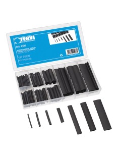 1 - Assortiment 127 gaines rétrécir les tubes fervi 0380