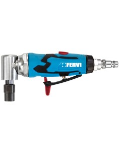 1 - Meleuse pneumatique droite et d'angle 1/4" a air comprime fervi 0416