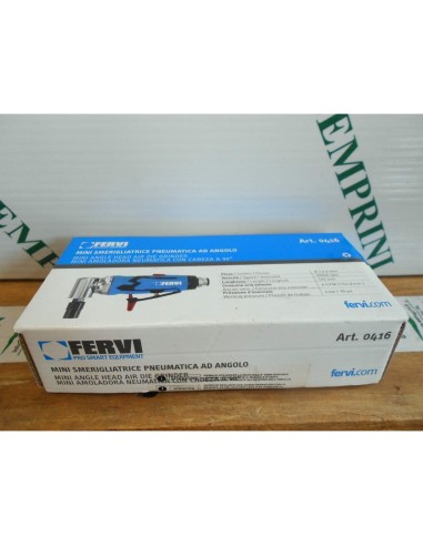 3 - Meleuse pneumatique droite et d'angle 1/4" a air comprime fervi 0416