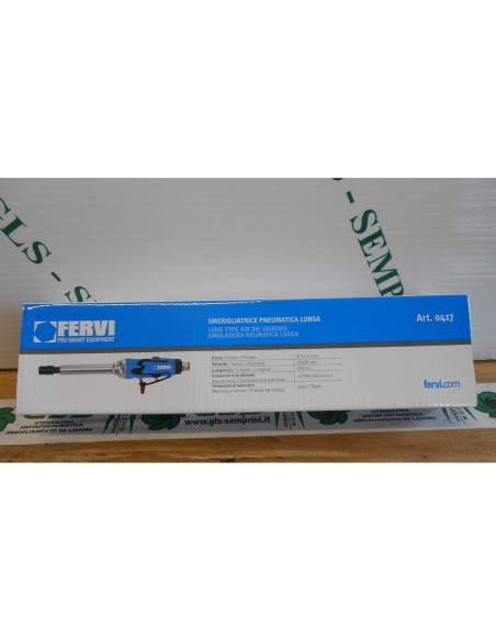 2 - Meuleuse longue pneumatique 1/4" a air comprime fervi 0417