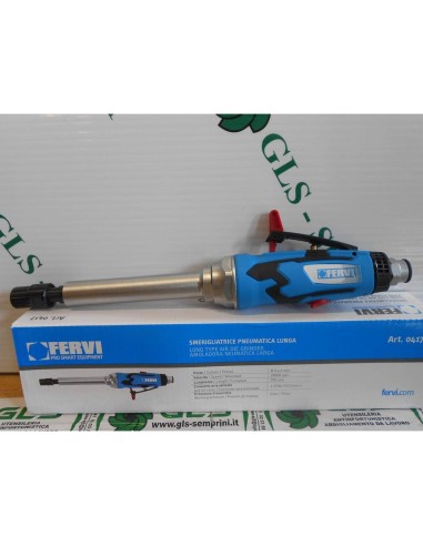 4 - Meuleuse longue pneumatique 1/4" a air comprime fervi 0417