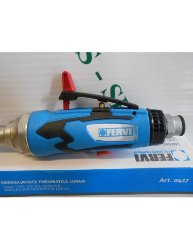 5 - Meuleuse longue pneumatique 1/4" a air comprime fervi 0417