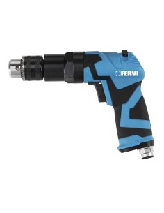 1 - Perceuse pneumatique reversible 3/8" a mandrin 10 mm air comprime fervi 0418