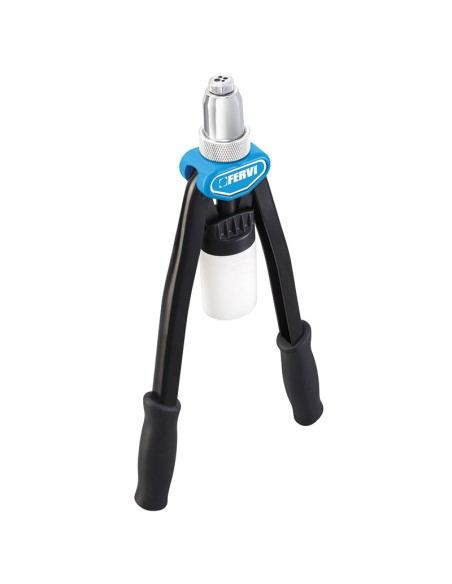1 - Double poignée pince à rivet riveter riveteuse 3,2 mm à 6,4 mm fervi 0454