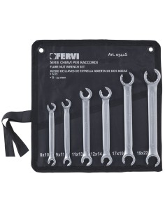 1 - Clés pour raccord jeu de 6 pièces 8 - 22 mm fervi 0541s