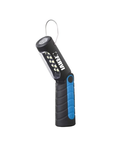 2 - Lampe torche rechargeable à led de travail fervi 0597