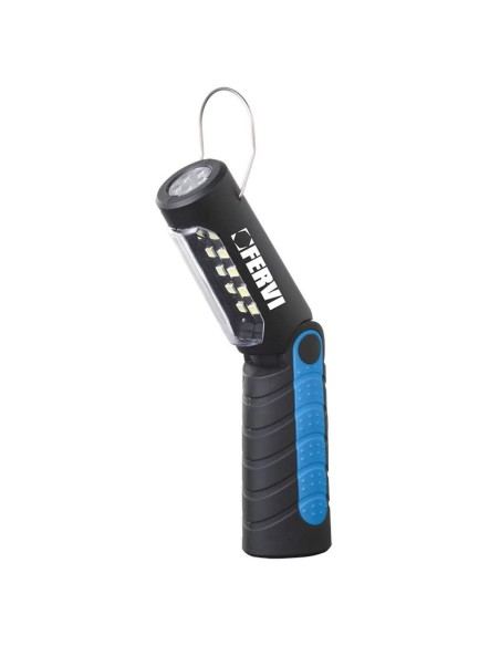 2 - Lampe torche rechargeable à led de travail fervi 0597