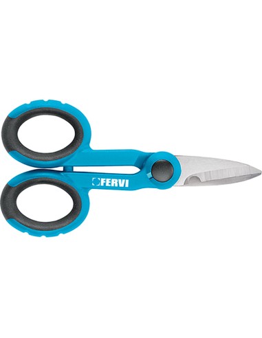 1 - Ciseaux d'électricien acier inoxidable 140 mm fervi 0672/b