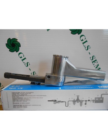 5 - Ponceuse pneumatique à bande 10x330mm ponçage air comprime fervi 0784