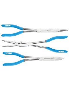 1 - Jeu de 3 longues pince pinces avec joint double fervi 0872/p