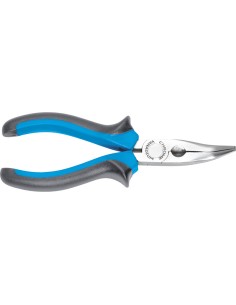 1 - Pince courbe nez a becs demi ronds 45° 200 mm fervi 0873/bc8