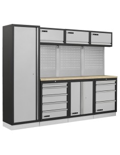 1 - Mobiliers d'atelier ensemble etabli râtelier armoire garage fervi a007d