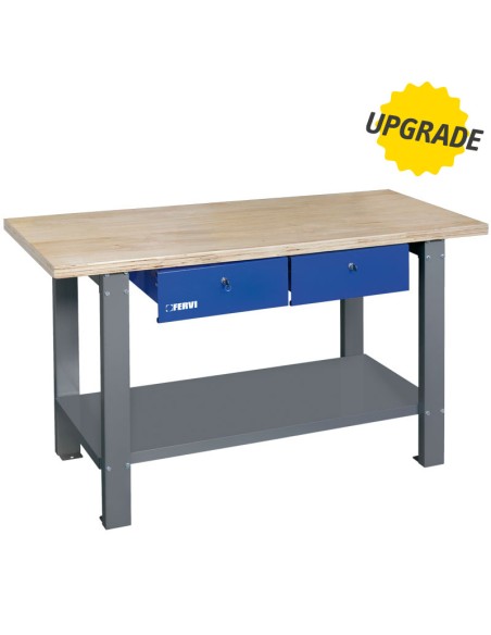 1 - Banc de travail plan étabil outils en bois fervi b022/15