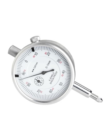 1 - Comparateur de prècision 0,001 mm à aiguille 0-1 mm fervi c004