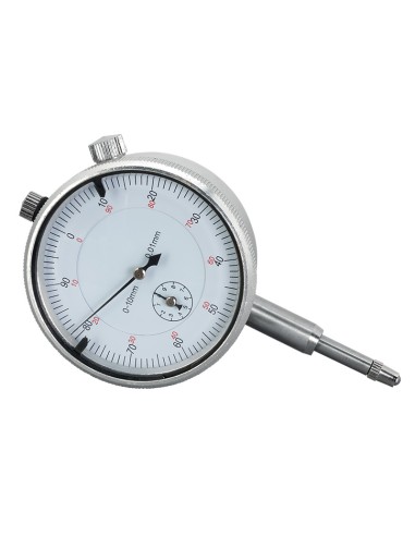 1 - Comparateur de prècision 0,01 mm à aiguille 0-10 mm fervi c023