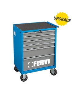 1 - Chariot d'atelier outils caisse roulettes roulant servante fervi c900/b