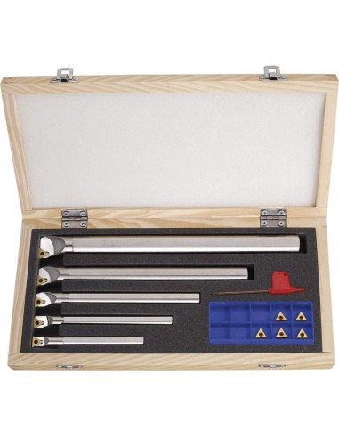 1 - jeu d'outils à plaquettes 90° pour tour meatux fervi kistcmt