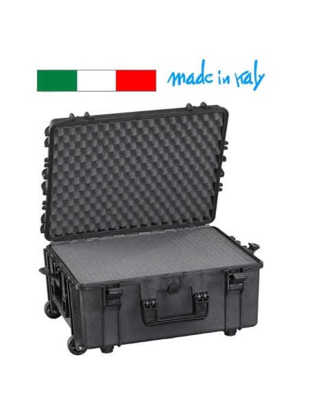 1 - Imperméable valise de transport avec trolley made in italy fervi m450/bt