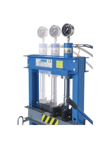 2 - Presse d'atelier hydraulique 20 tonnes fervi p001/20