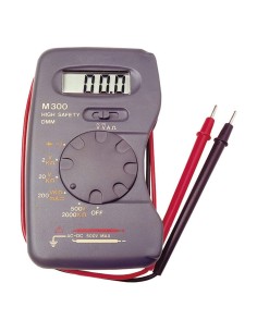 1 - Multimètre digital volmetre amperemetre testeur electrique numérique fervi t051