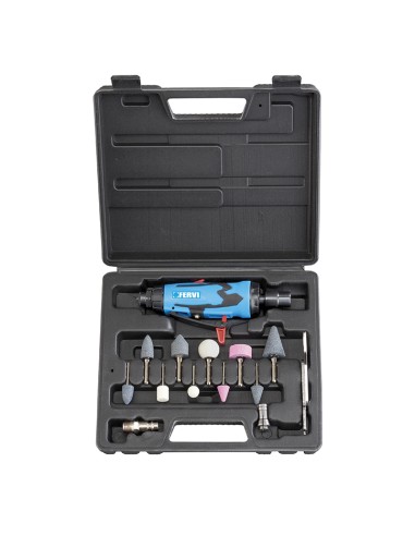 1 - Set meuleuse pneumatique a air comprime fervi 0050