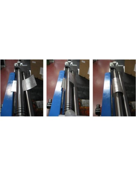 3 - Mini calandre plieuse à 3 rouleaux pour étau (étau non inclus) fervi 0235