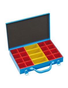 1 - Boite mallette caisse organiseur assortiment quincaillerie outils fervi 0423/1