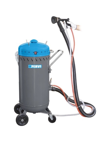1 - Sableuse mobile avec aspirateur 8 bar fervi 0462
