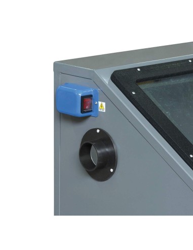 4 - Cabine de sablage sableuse banc avec pistolet fervi 0487