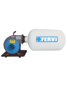 1 - 230V ASPIRATEUR POUSSIÈRE EXTRACTEUR COPEAUX BOIS COLLECTEUR PORTATIF FERVI 0495