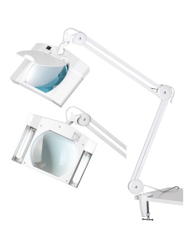 1 - 230V LAMPE LOUPE FLEXIBLE BUREAU TABLE TRAVAIL ATELIER LABORATOIRE FERVI 0516