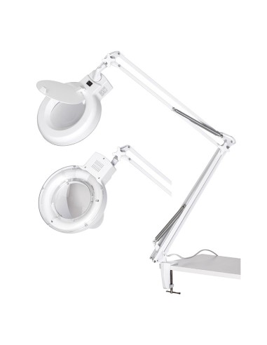 1 - 230V LAMPE LOUPE FLEXIBLE BUREAU TABLE TRAVAIL ATELIER LABORATOIRE FERVI 0530