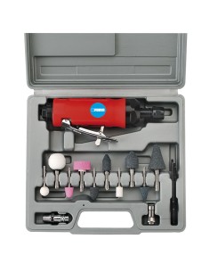 1 - Set meuleuse pneumatique a air comprime fervi 0570