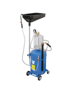 1 - Récupérateur et aspirateur d'huile usée pneumatique 70l fervi 0596