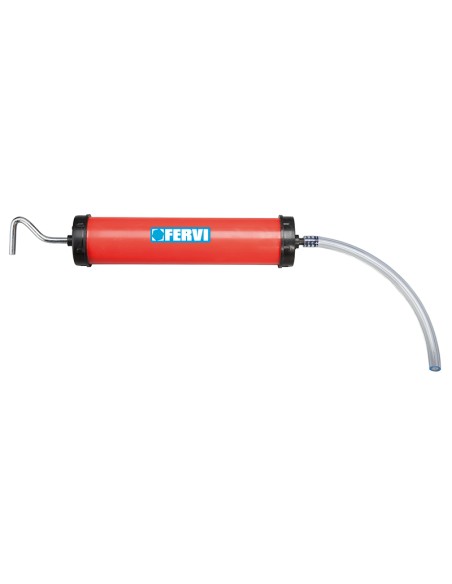 1 - Pompe seringue a huile en plastique 500 cc fervi 0677/so